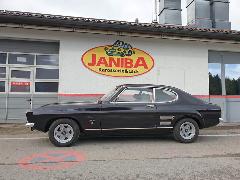 Janiba – kleine Spengler- und Lackierarbeiten – Ford Capri