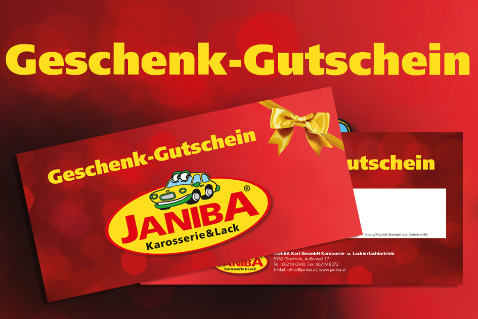 Auf der Suche nach einem Geschenk? Janiba-Geschenk-Gutscheine